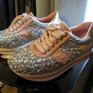 Custom Rhinestone Festival Shoes - 8